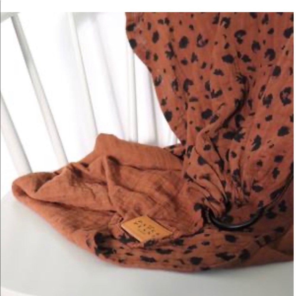 SOLD - Animal Print Ring Sling - baby carrier